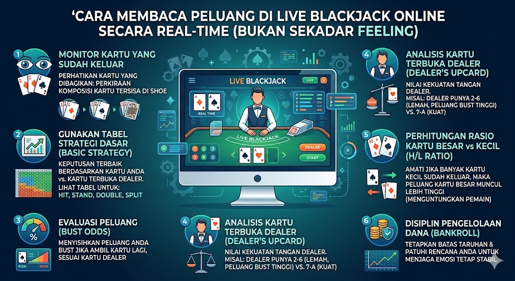peluang live blackjack online